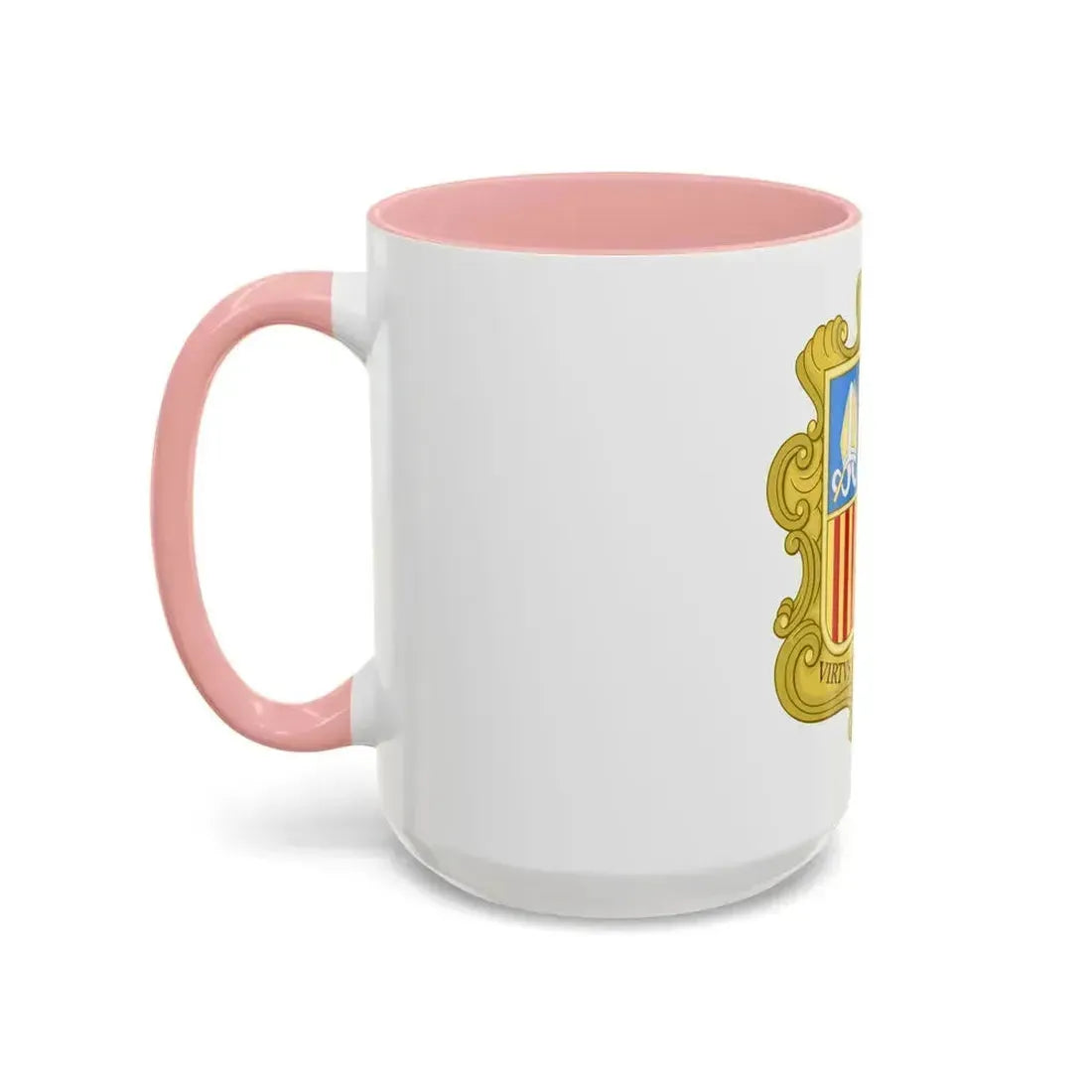 Coat of arms of Andorra (1949-1959) - Accent Coffee Mug - Go Mug Yourself