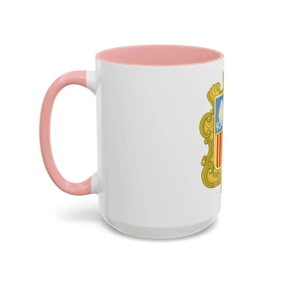 Coat of arms of Andorra (1949-1959) - Accent Coffee Mug - Go Mug Yourself