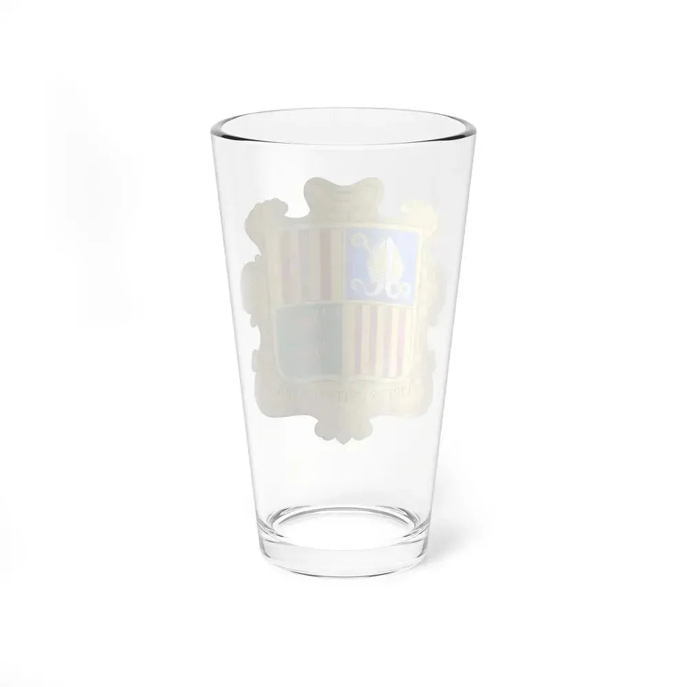 Coat of arms of Andorra (1949-1959) - Pint Glass 16oz - Go Mug Yourself