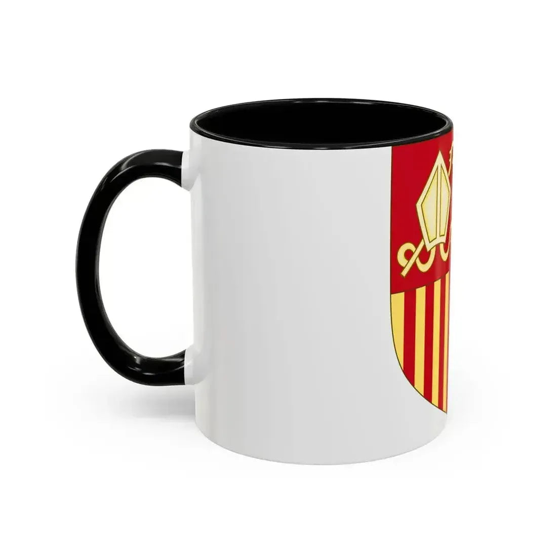 Coat of arms of Andorra (Before 16th Century) - Accent Coffee Mug - Go Mug Yourself