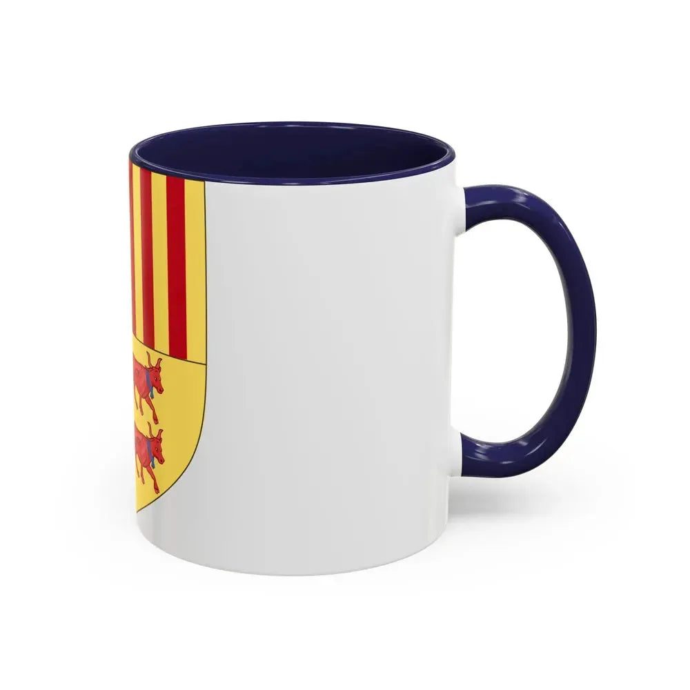 Coat of arms of Andorra (Before 16th Century) - Accent Coffee Mug - Go Mug Yourself
