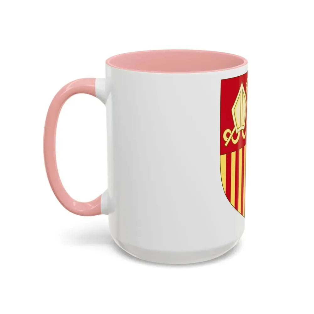 Coat of arms of Andorra (Before 16th Century) - Accent Coffee Mug - Go Mug Yourself