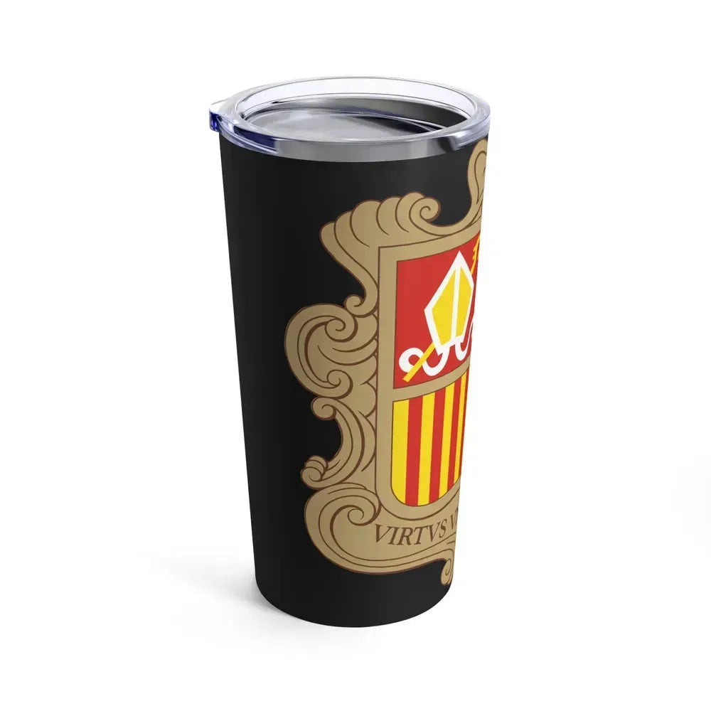 Coat of arms of Andorra - Tumbler 20oz - Go Mug Yourself