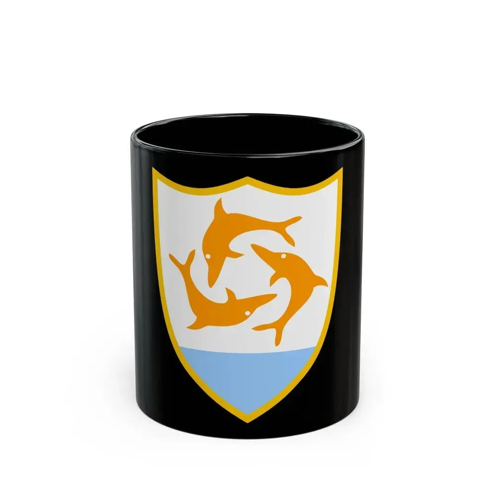 Coat of arms of Anguilla - Black Coffee Mug 11oz - Go Mug Yourself