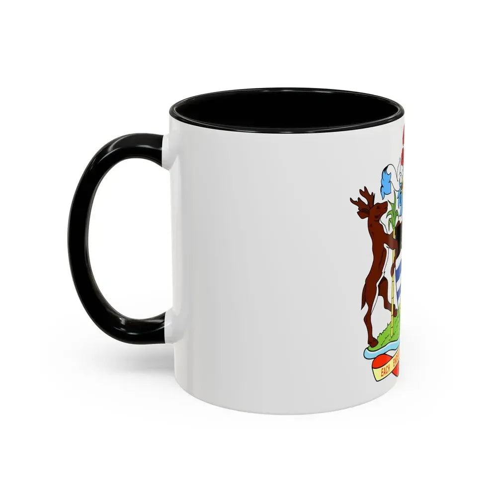 Coat of arms of Antigua and Barbuda - Accent Coffee Mug - Go Mug Yourself