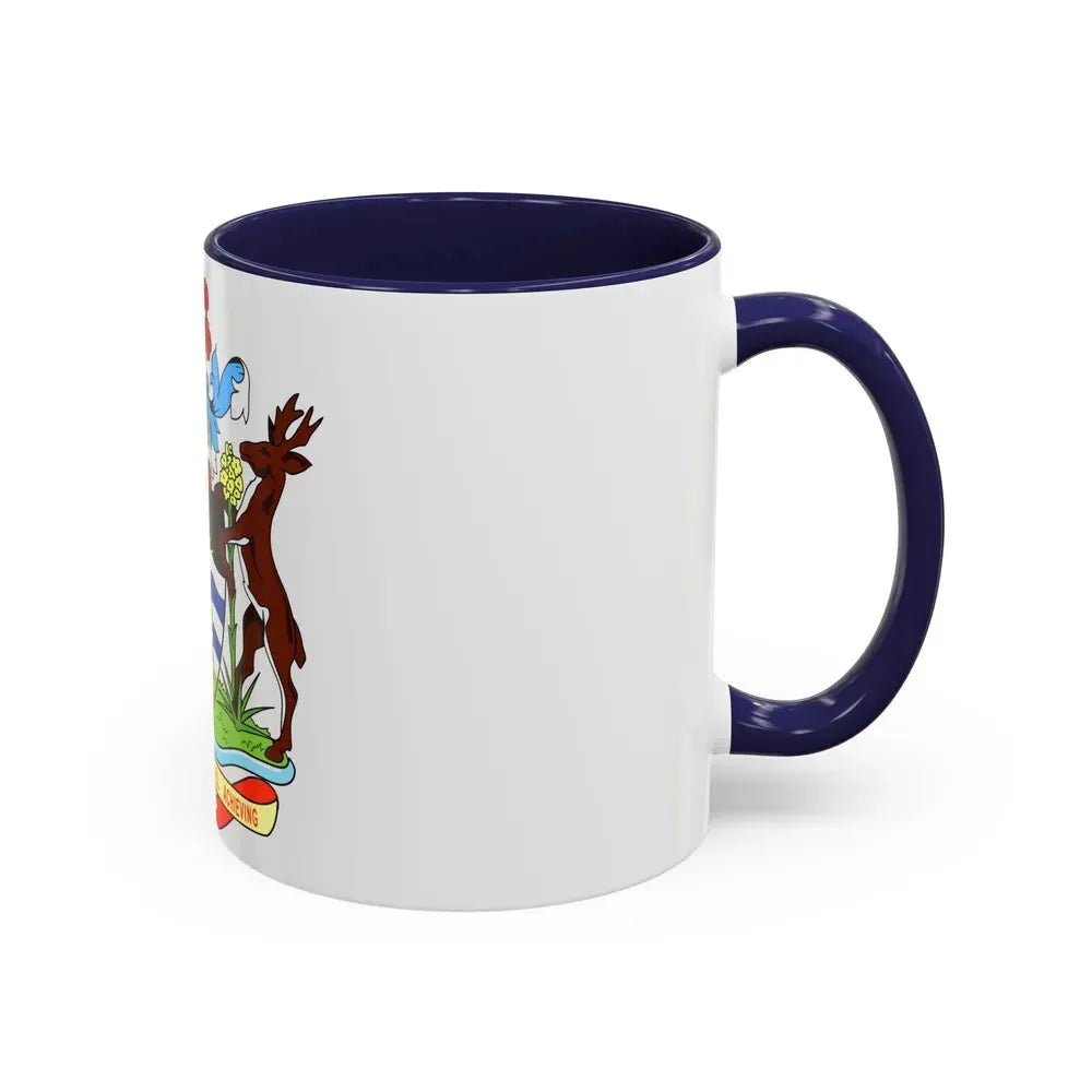 Coat of arms of Antigua and Barbuda - Accent Coffee Mug - Go Mug Yourself