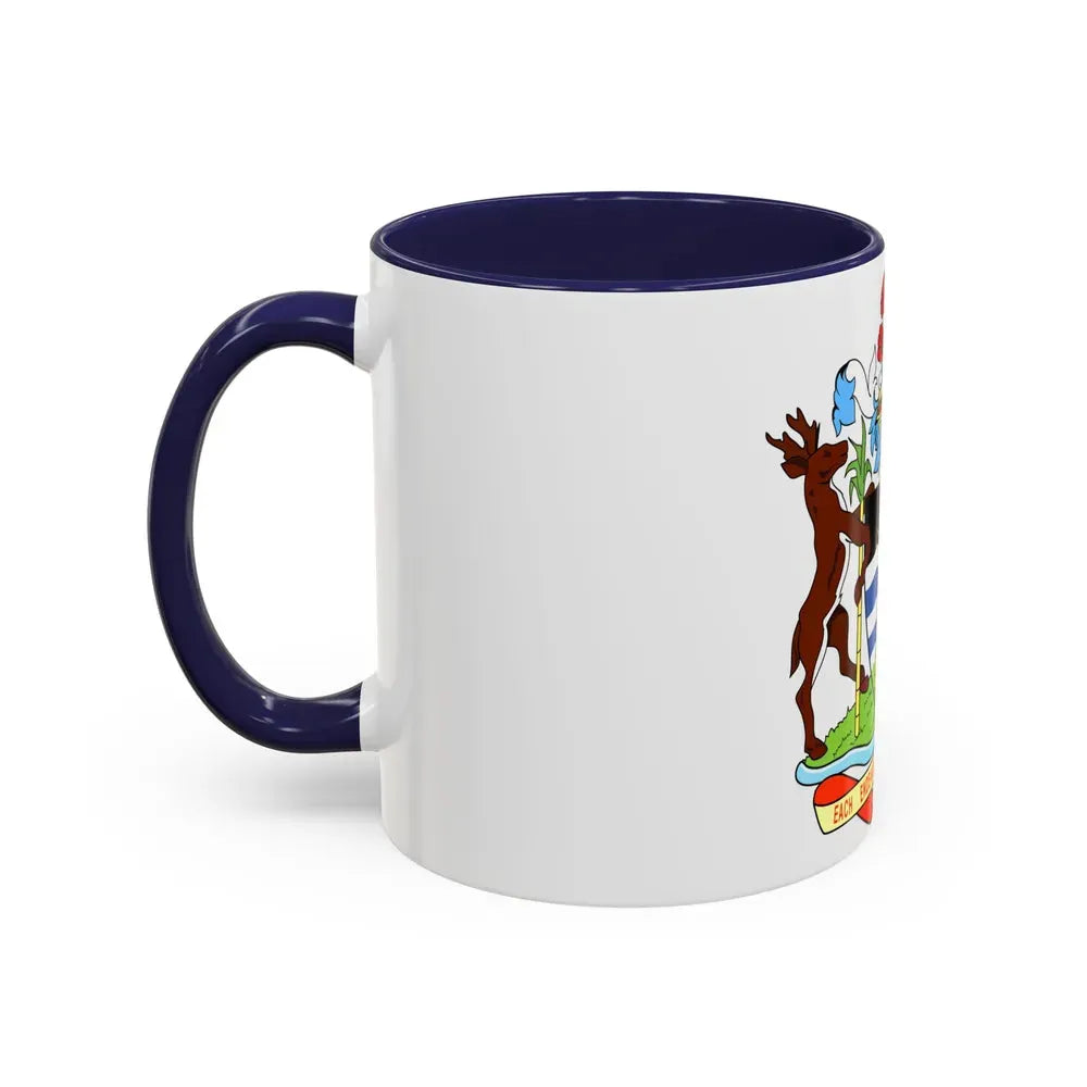 Coat of arms of Antigua and Barbuda - Accent Coffee Mug - Go Mug Yourself