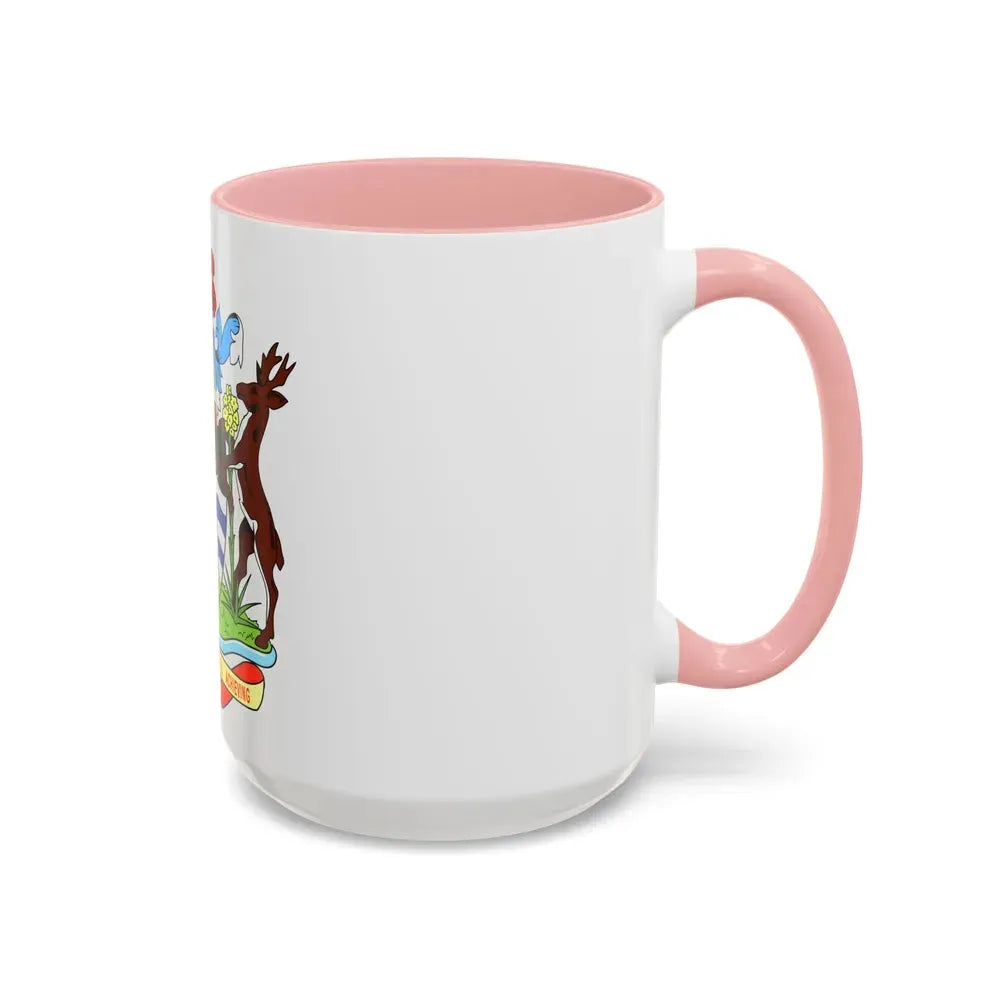 Coat of arms of Antigua and Barbuda - Accent Coffee Mug - Go Mug Yourself