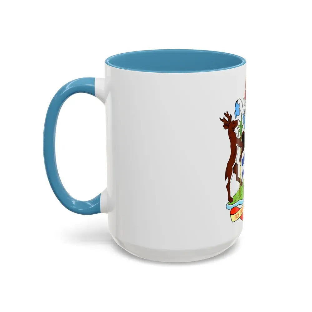 Coat of arms of Antigua and Barbuda - Accent Coffee Mug - Go Mug Yourself