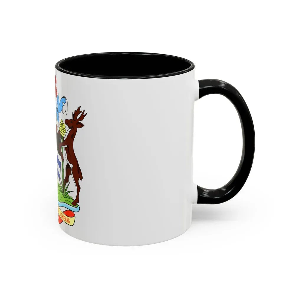 Coat of arms of Antigua and Barbuda - Accent Coffee Mug - Go Mug Yourself