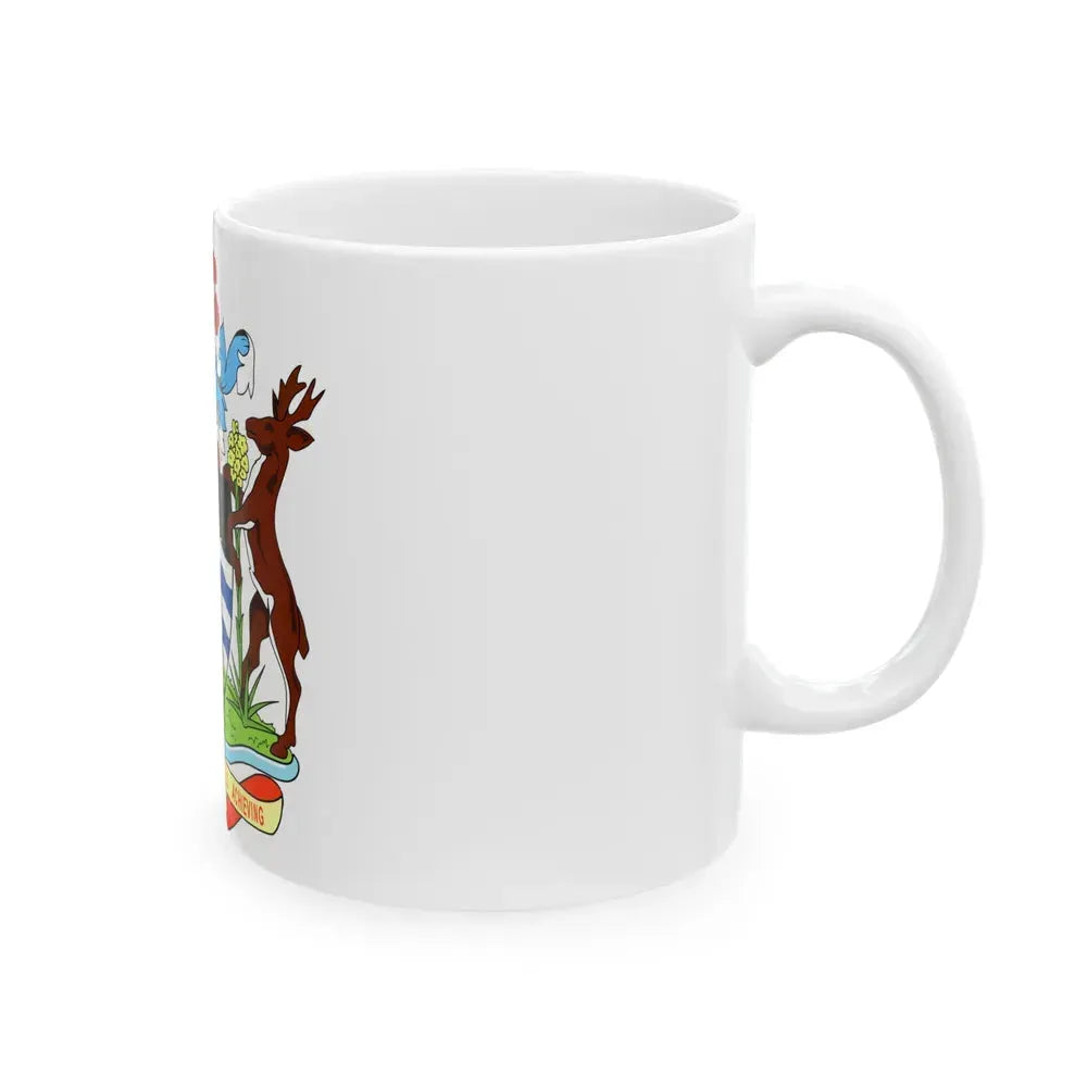 Coat of arms of Antigua and Barbuda - White Coffee Mug - Go Mug Yourself