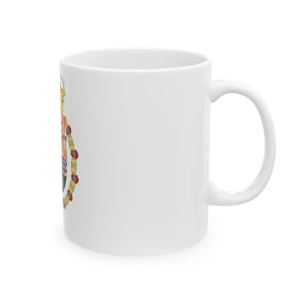 Coat of Arms of Archduke Albert of Austria as Governor-Monarch of the Low Countries - White Coffee Mug - Go Mug Yourself