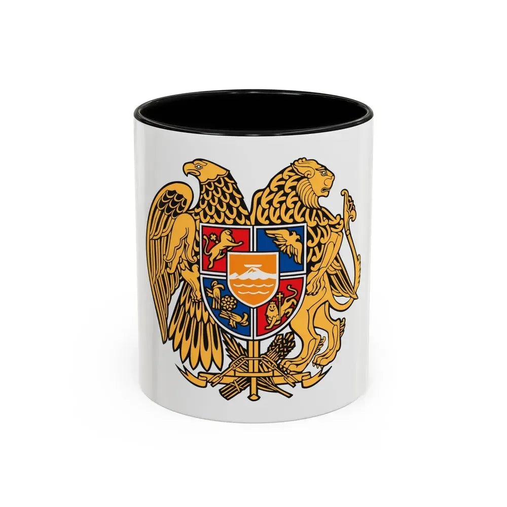 Coat of arms of Armenia - Accent Coffee Mug 11oz Black - Go Mug Yourself