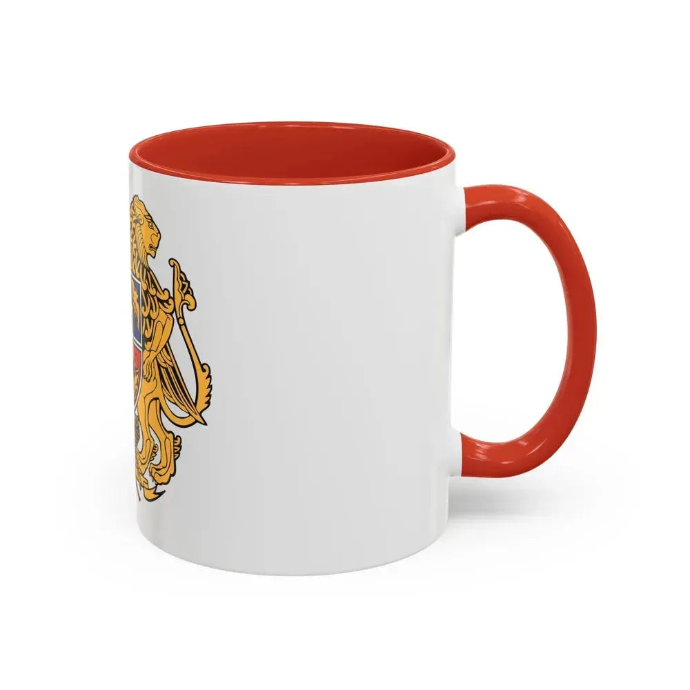 Coat of arms of Armenia - Accent Coffee Mug - Go Mug Yourself