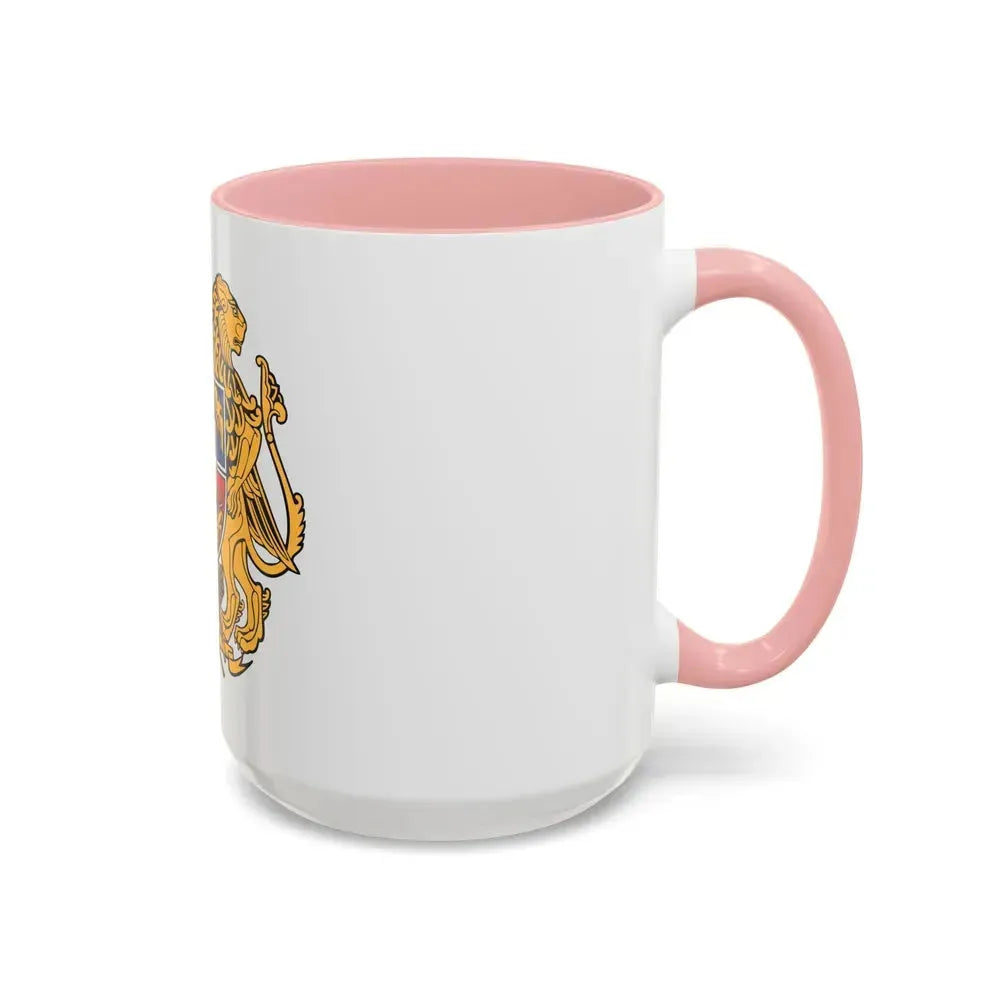 Coat of arms of Armenia - Accent Coffee Mug - Go Mug Yourself