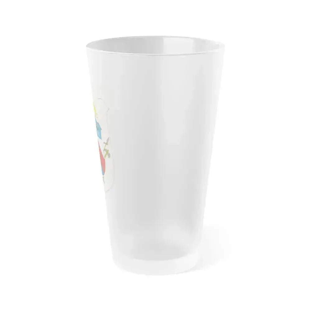 Coat of Arms of Artigas Department, Uruguay - Frosted Pint Glass 16oz - Go Mug Yourself