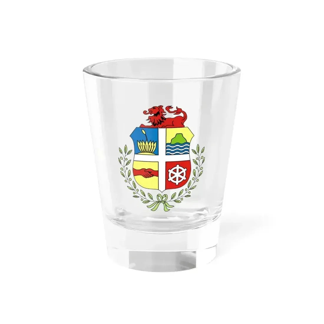 Coat of arms of Aruba - Shot Glass 1.5oz 1.5oz - Go Mug Yourself