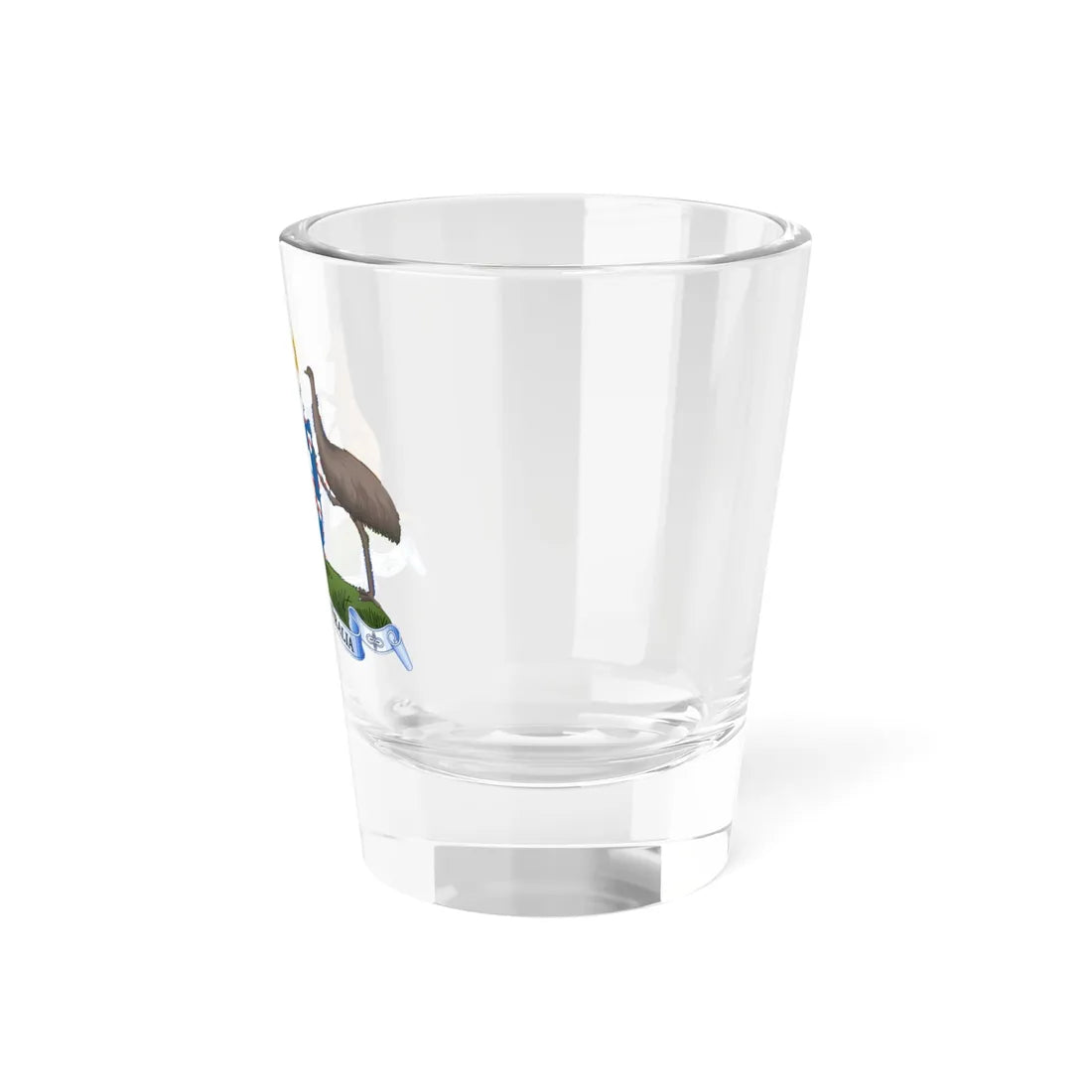 Coat of arms of Australia 1908-1912 (Australia) (Coat of Arms) Shot Glass 1.5oz - Go Mug Yourself