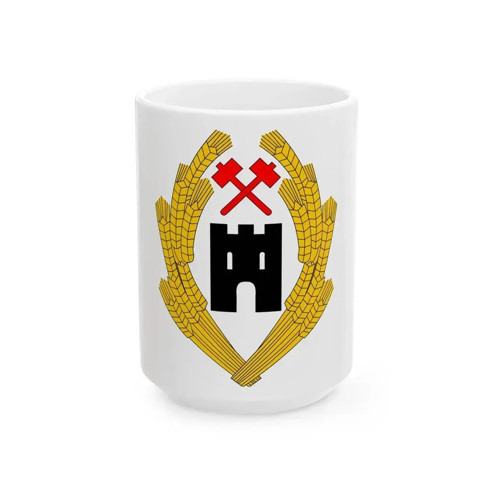 Coat of Arms of Austria 1918 - White Coffee Mug 15oz - Go Mug Yourself