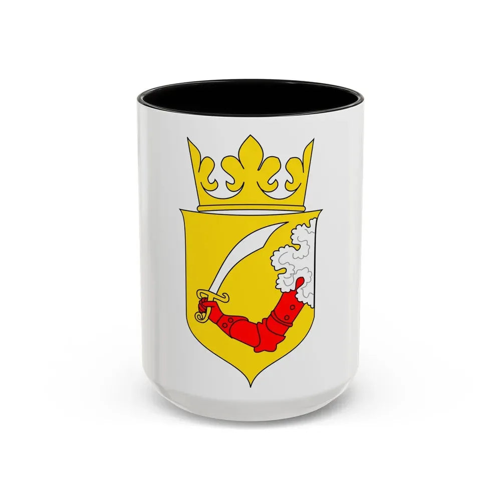 Coat of arms of Austrian Bosnia - Accent Coffee Mug 15oz Black - Go Mug Yourself