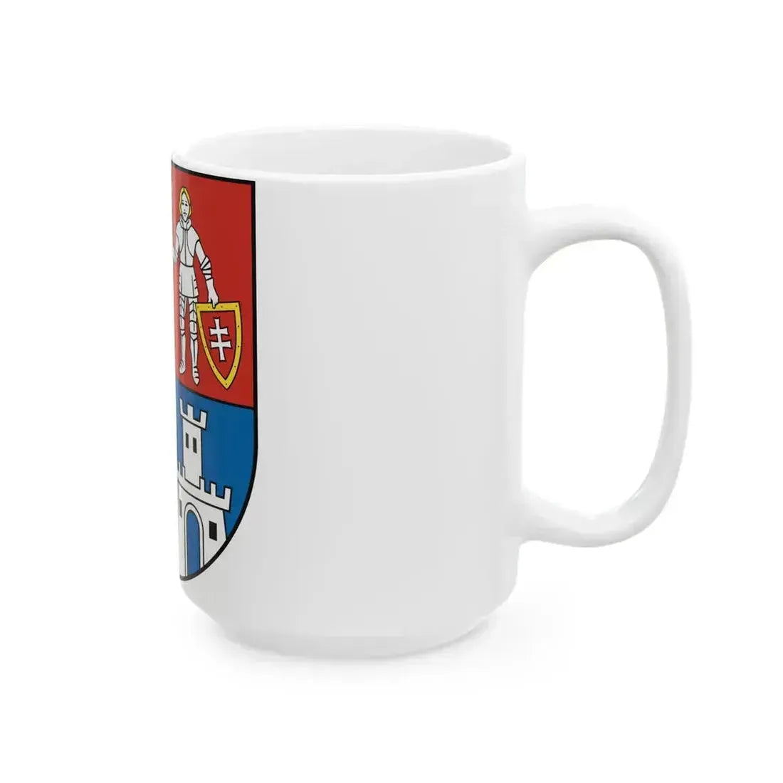 Coat Of Arms Of Banska Bystrica Region (Slovakia) White Coffee Mug - Go Mug Yourself