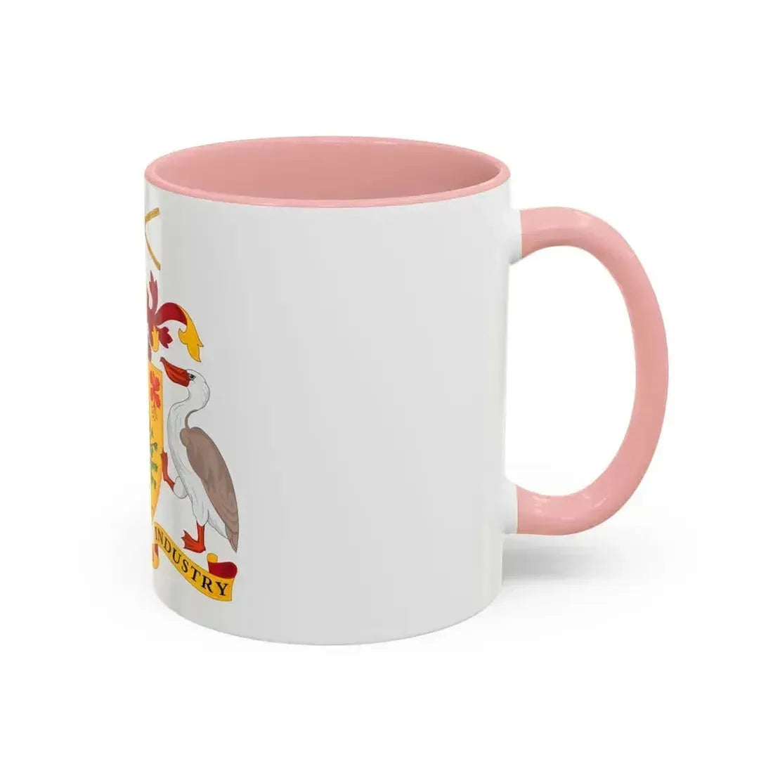 Coat of arms of Barbados - Accent Coffee Mug - Go Mug Yourself