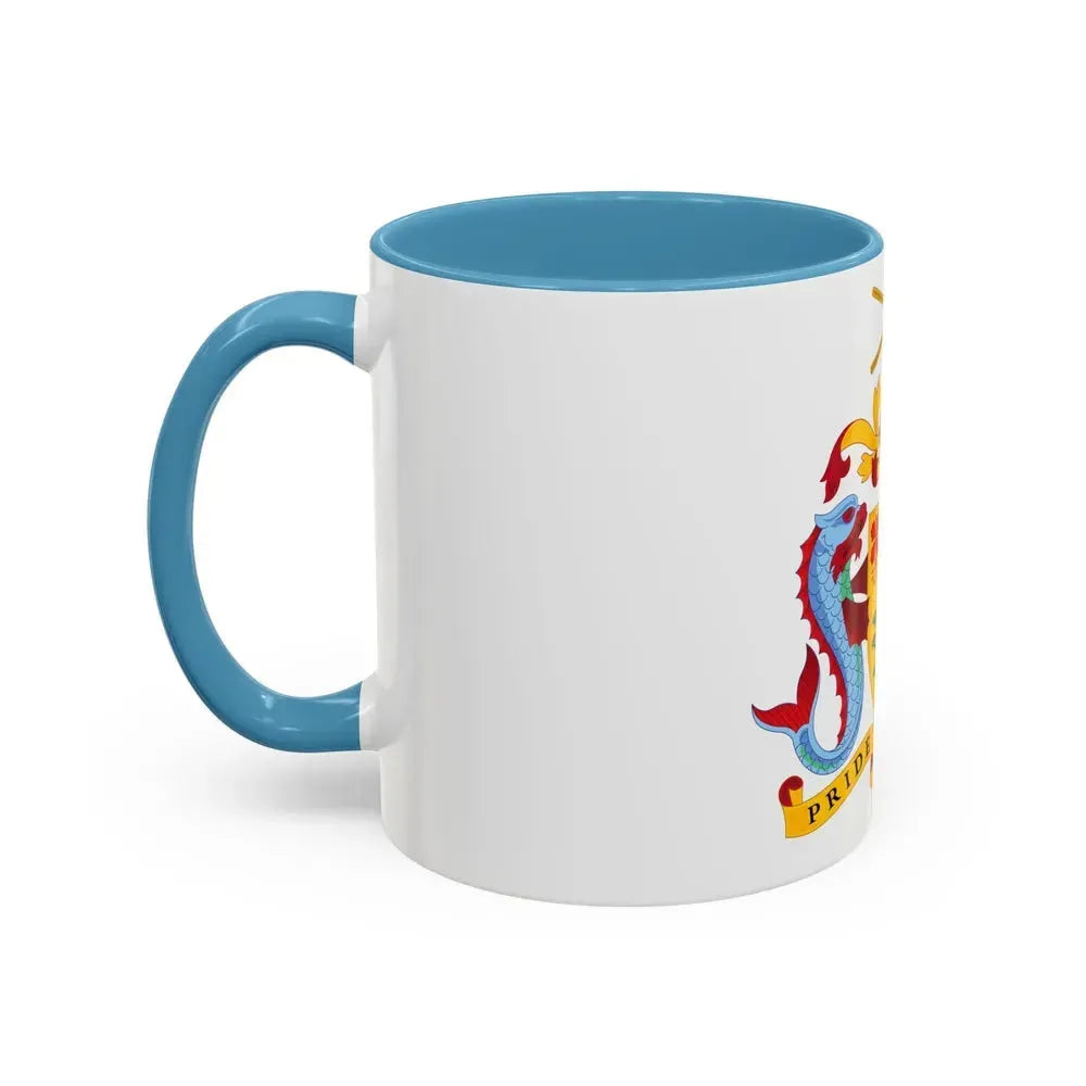 Coat of arms of Barbados - Accent Coffee Mug - Go Mug Yourself