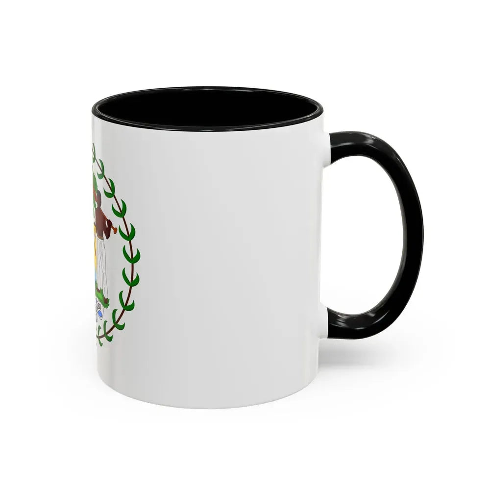 Coat of arms of Belize (1981-2019) - Accent Coffee Mug - Go Mug Yourself