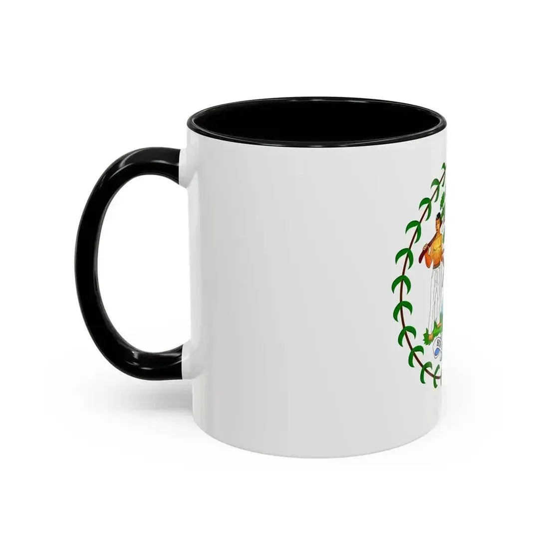 Coat of arms of Belize (1981-2019) - Accent Coffee Mug - Go Mug Yourself