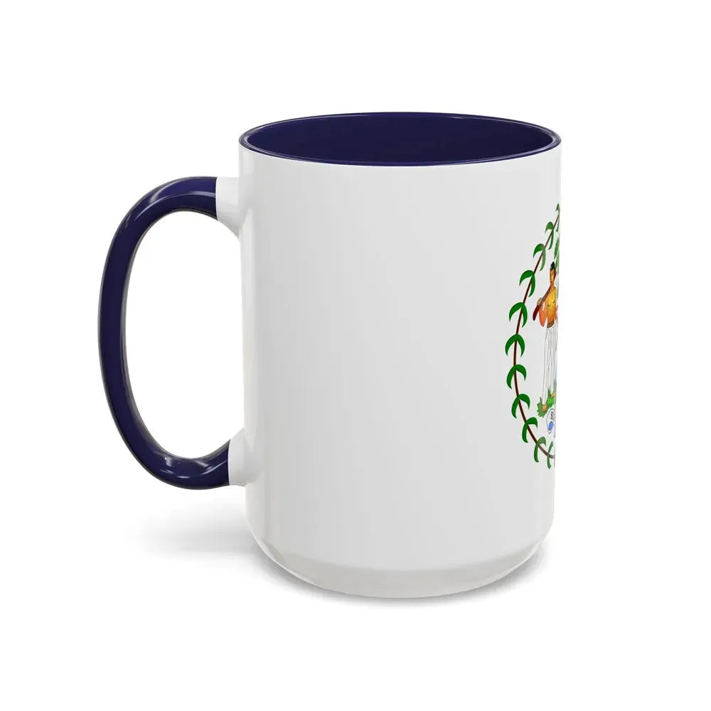 Coat of arms of Belize (1981-2019) - Accent Coffee Mug - Go Mug Yourself