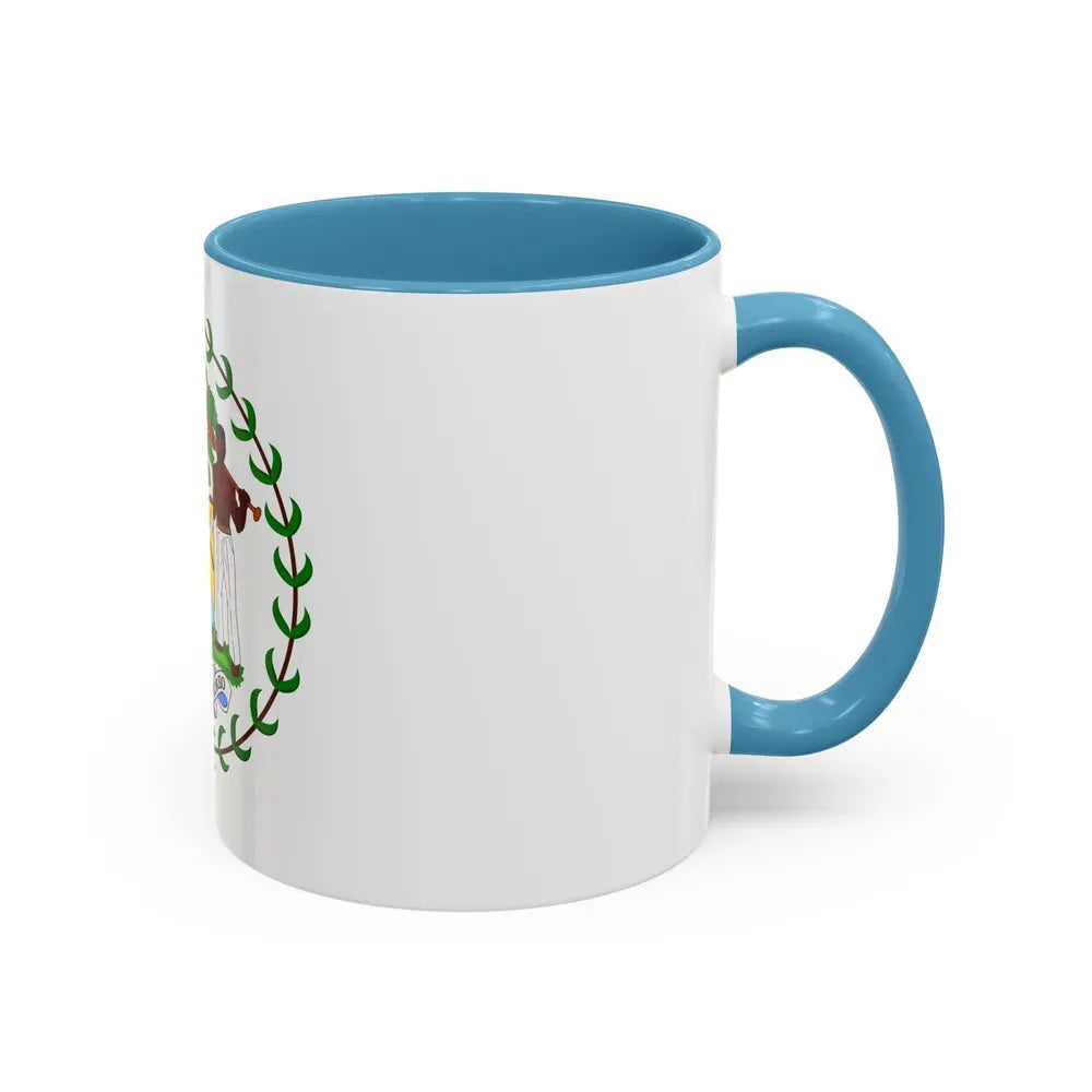 Coat of arms of Belize (1981-2019) - Accent Coffee Mug - Go Mug Yourself