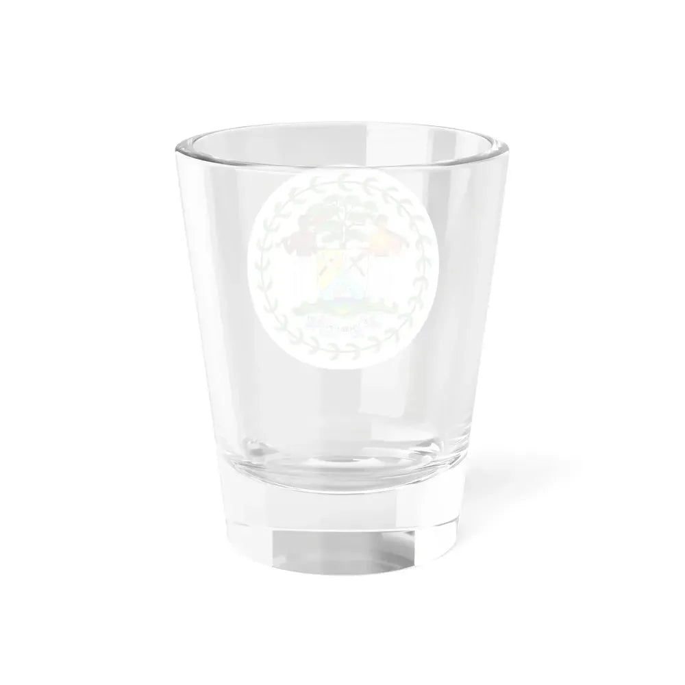 Coat of arms of Belize (1981-2019) - Shot Glass 1.5oz - Go Mug Yourself