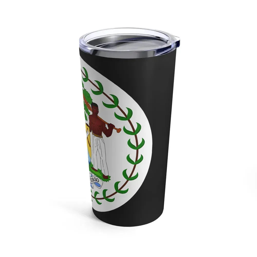Coat of arms of Belize (1981-2019) - Tumbler 20oz - Go Mug Yourself