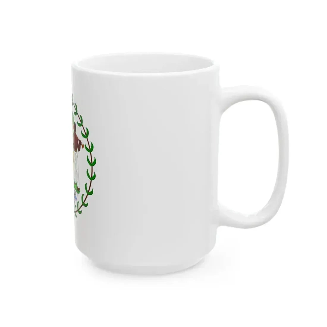 Coat of arms of Belize (1981-2019) - White Coffee Mug - Go Mug Yourself