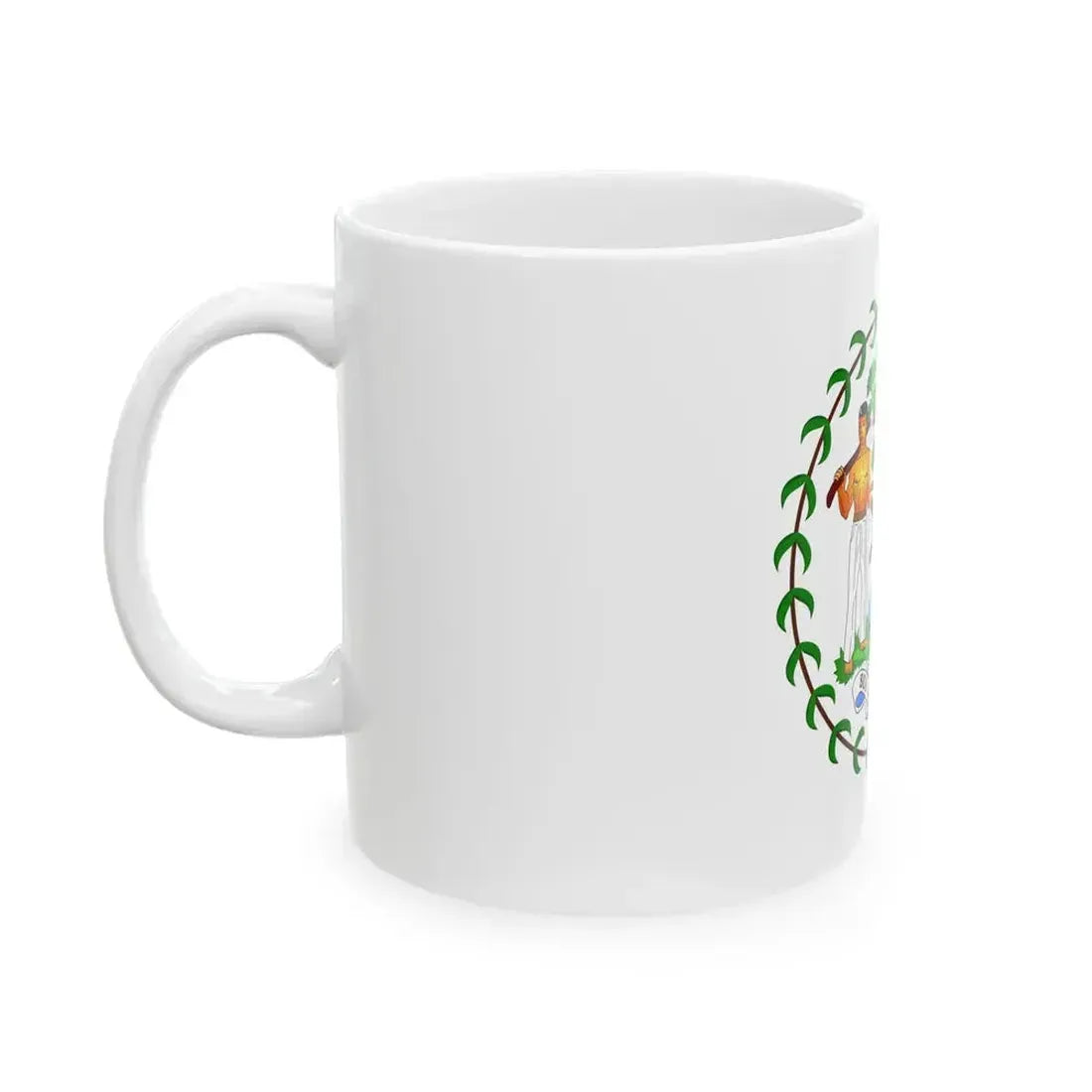 Coat of arms of Belize (1981-2019) - White Coffee Mug - Go Mug Yourself