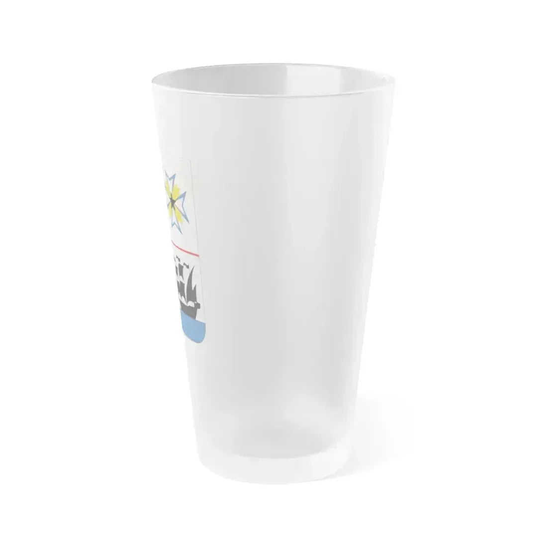 Coat of arms of Benin 2 - Frosted Pint Glass 16oz - Go Mug Yourself