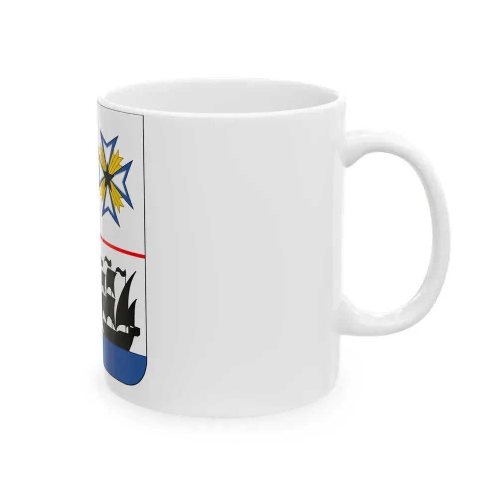 Coat of arms of Benin 2 - White Coffee Mug - Go Mug Yourself