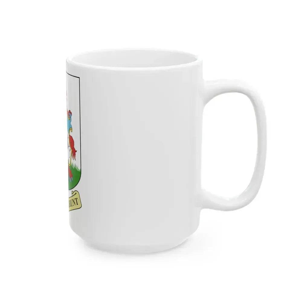 Coat of arms of Bermuda - White Coffee Mug - Go Mug Yourself