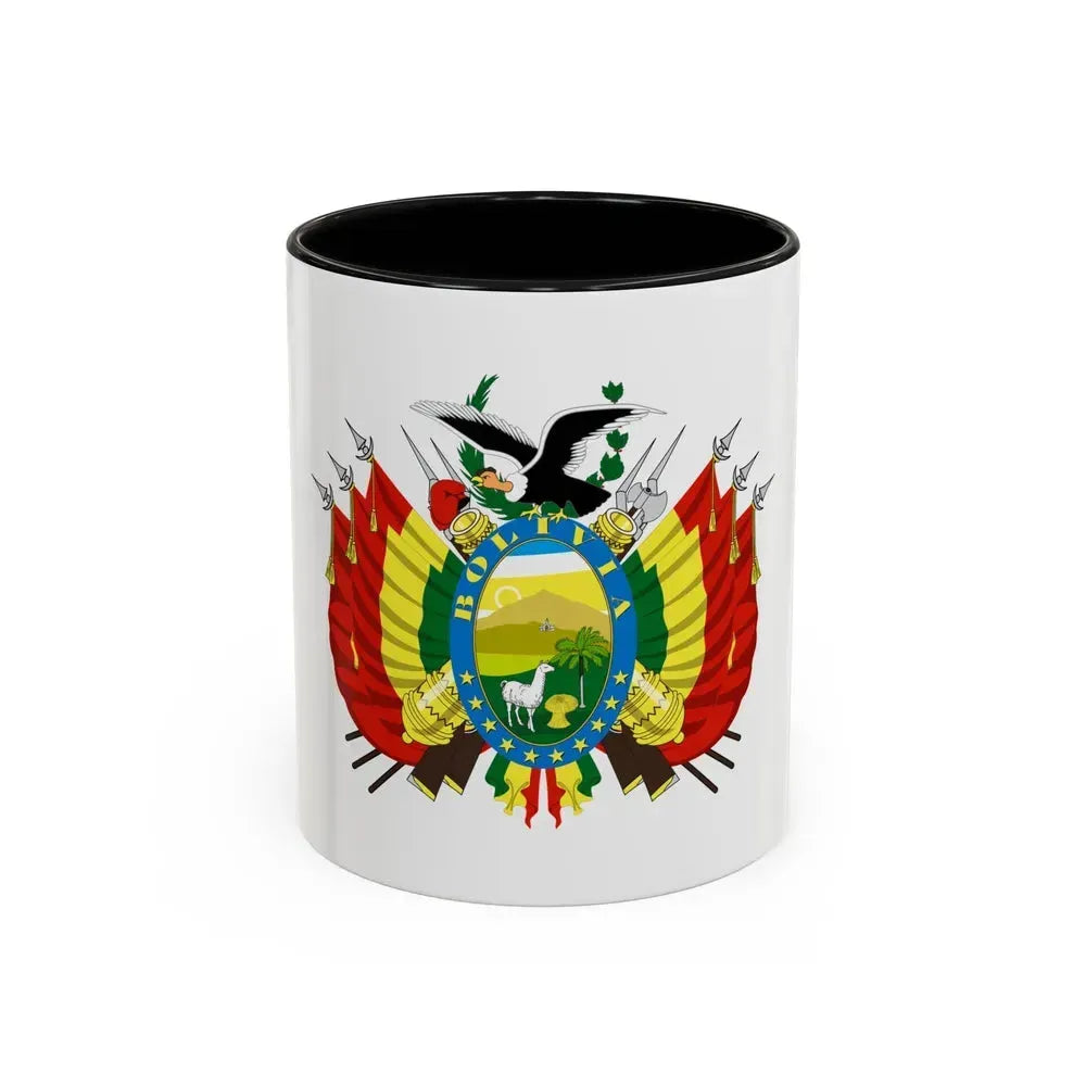 Coat of arms of Bolivia - Accent Coffee Mug 11oz Black - Go Mug Yourself