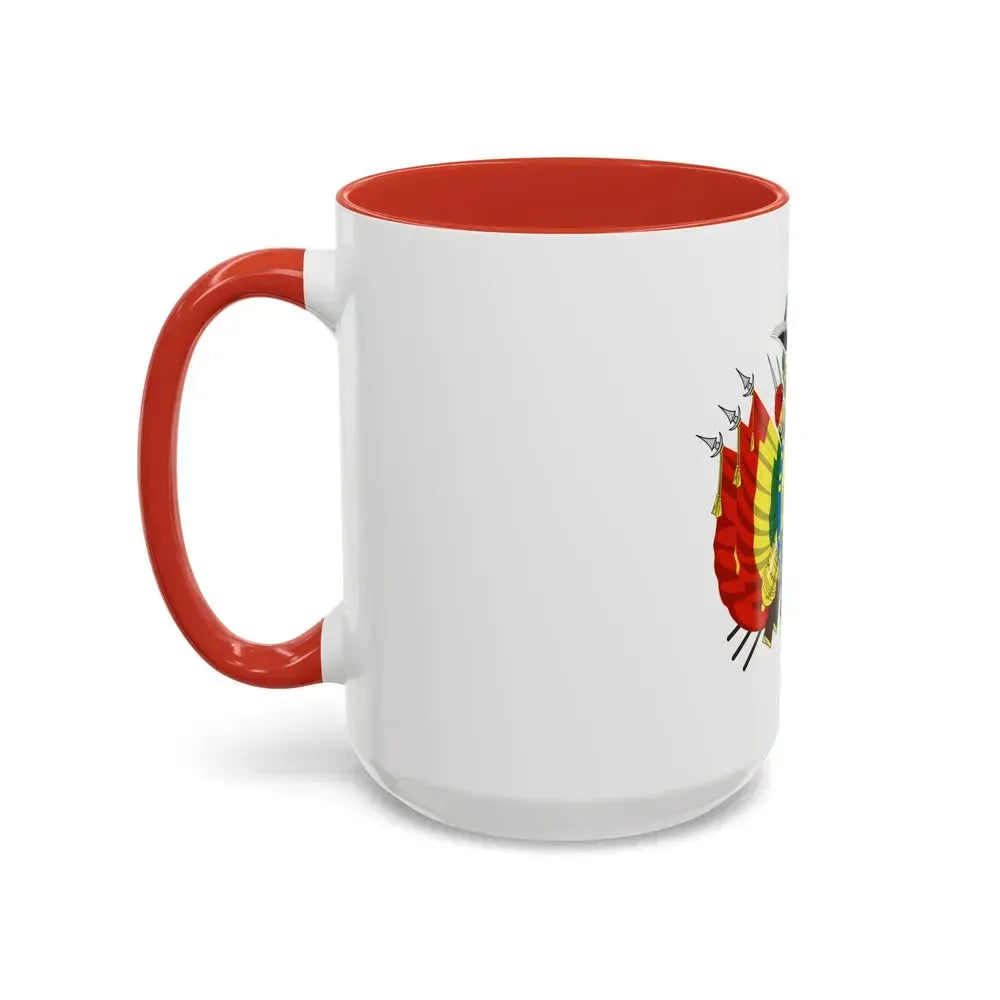 Coat of arms of Bolivia - Accent Coffee Mug - Go Mug Yourself