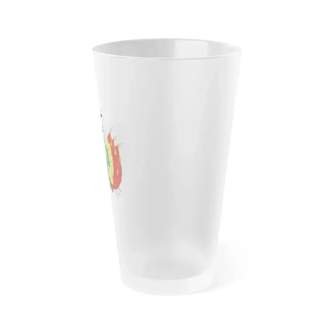Coat of arms of Bolivia - Frosted Pint Glass 16oz - Go Mug Yourself
