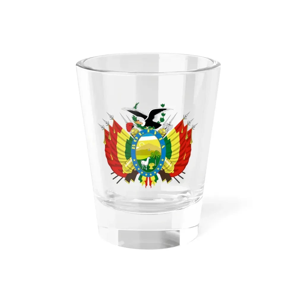 Coat of arms of Bolivia - Shot Glass 1.5oz 1.5oz - Go Mug Yourself