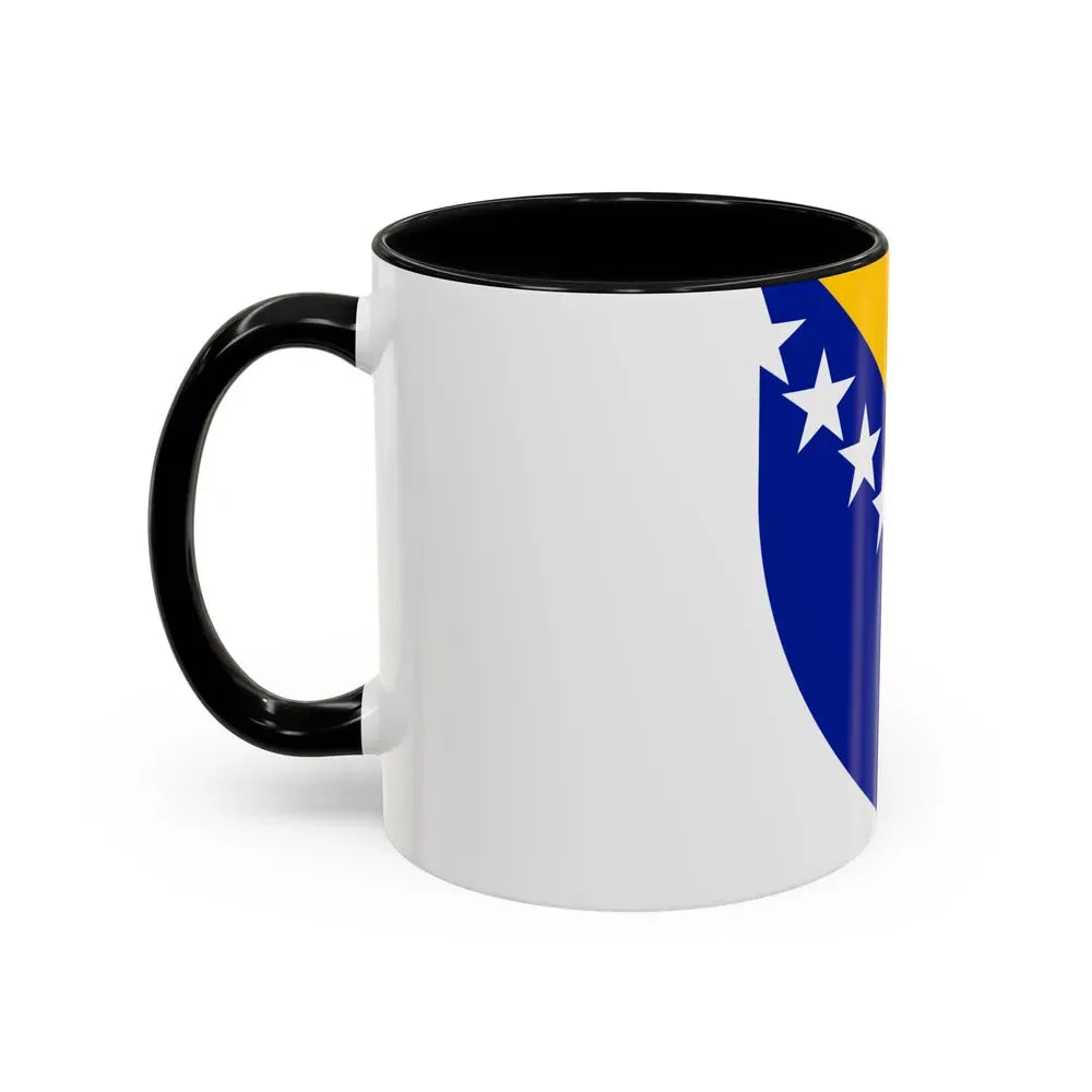 Coat of arms of Bosnia and Herzegovina - Accent Coffee Mug - Go Mug Yourself