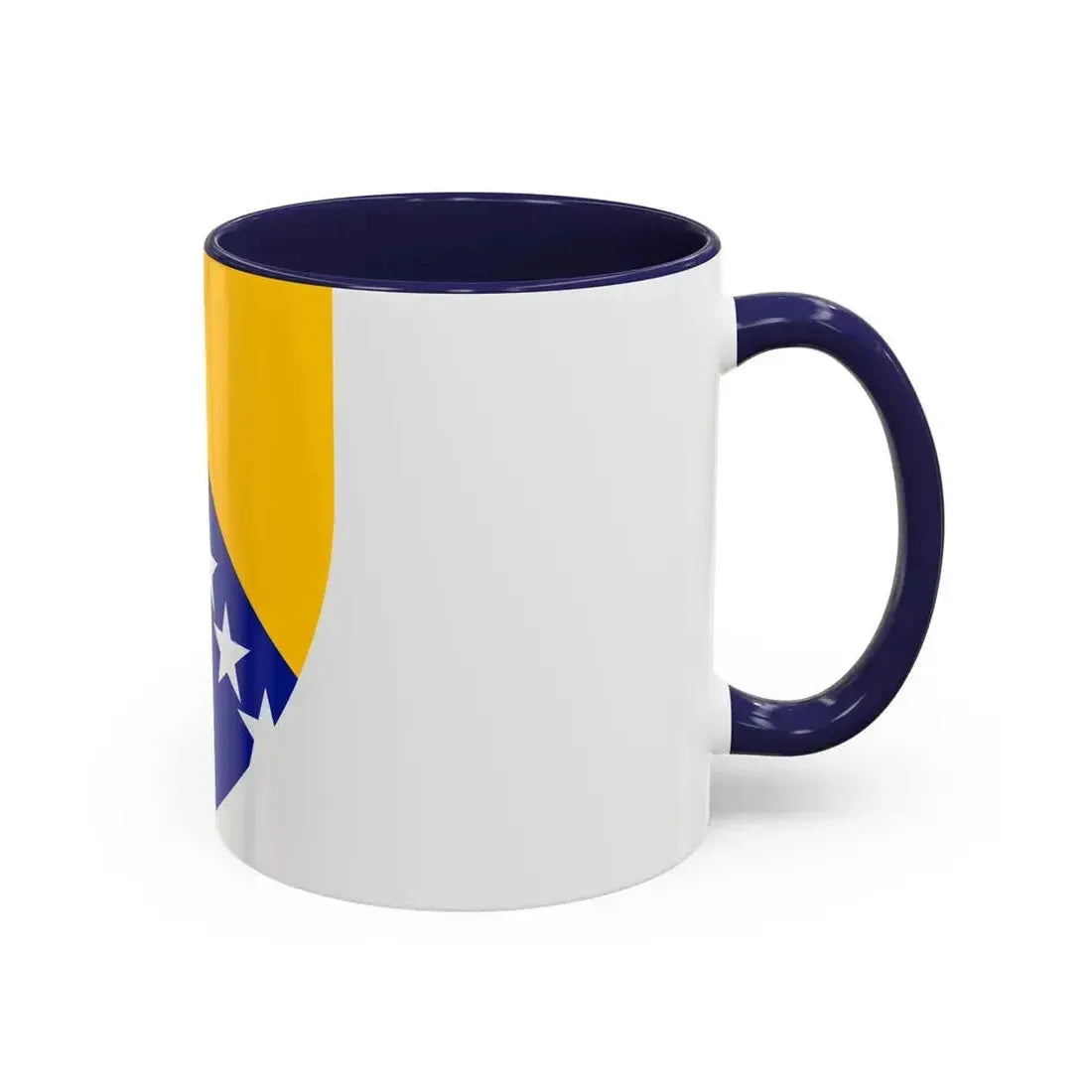 Coat of arms of Bosnia and Herzegovina - Accent Coffee Mug - Go Mug Yourself