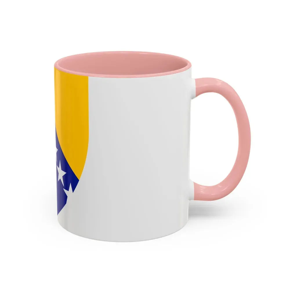 Coat of arms of Bosnia and Herzegovina - Accent Coffee Mug - Go Mug Yourself
