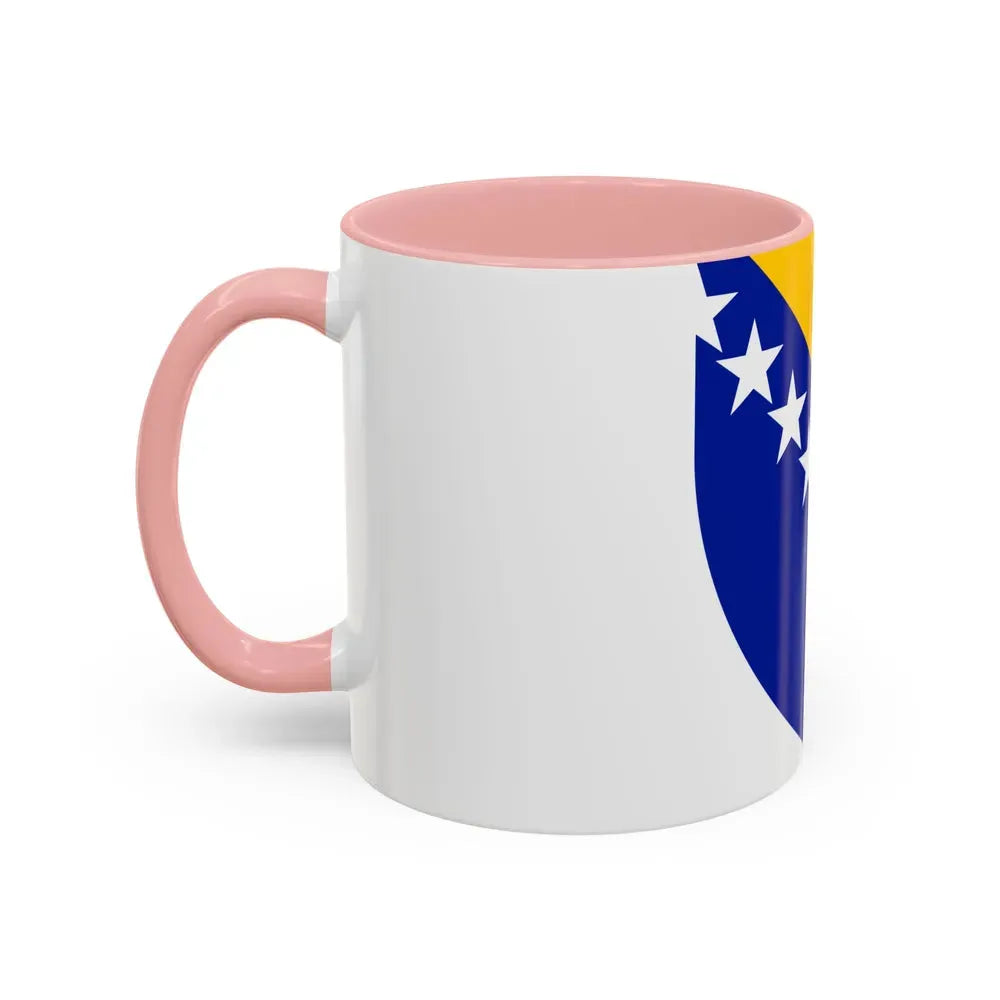 Coat of arms of Bosnia and Herzegovina - Accent Coffee Mug - Go Mug Yourself