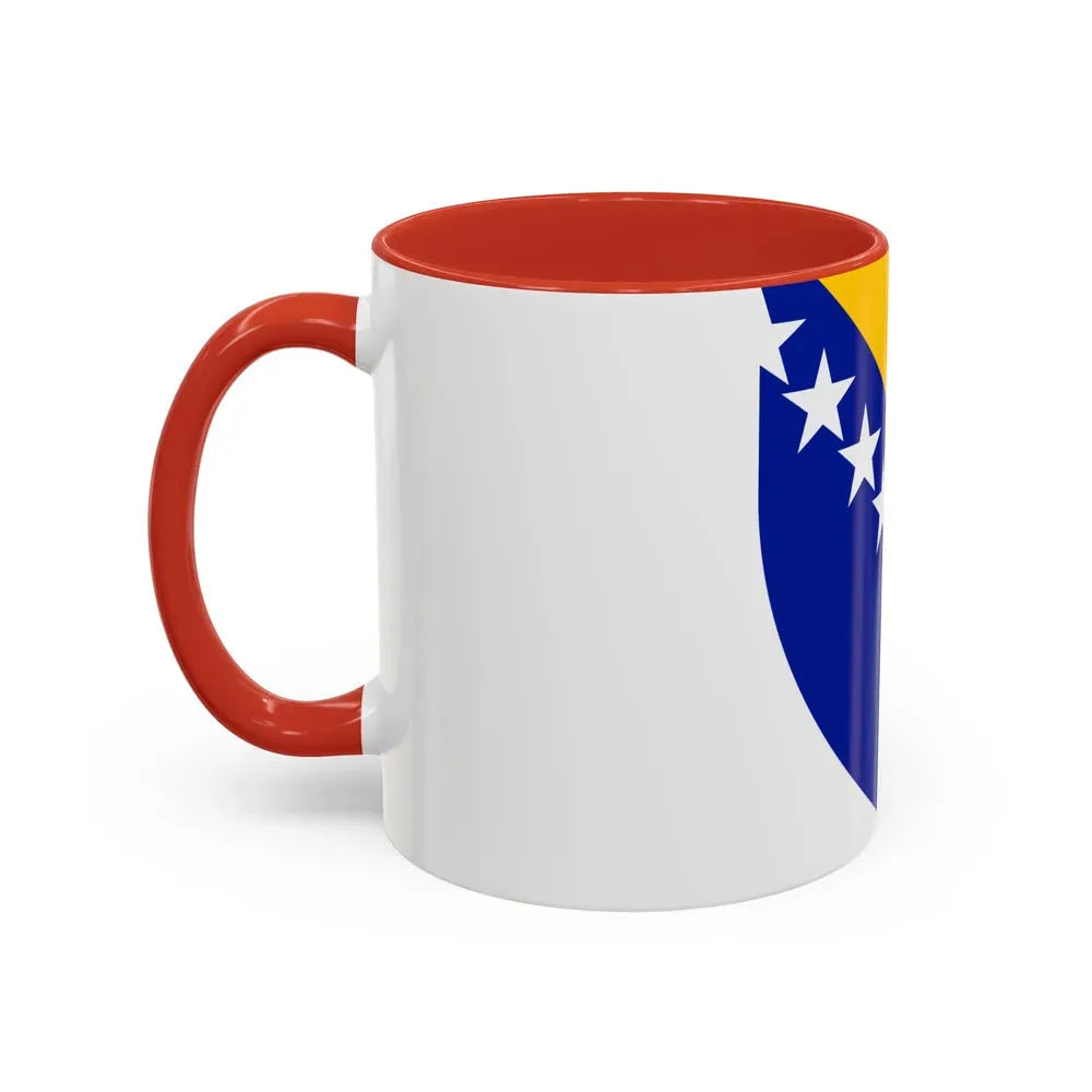 Coat of arms of Bosnia and Herzegovina - Accent Coffee Mug - Go Mug Yourself