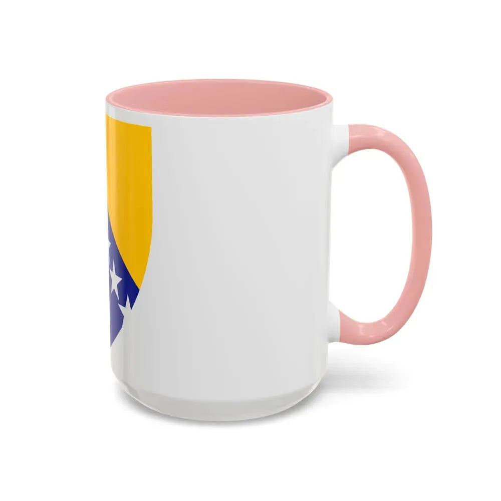 Coat of arms of Bosnia and Herzegovina - Accent Coffee Mug - Go Mug Yourself