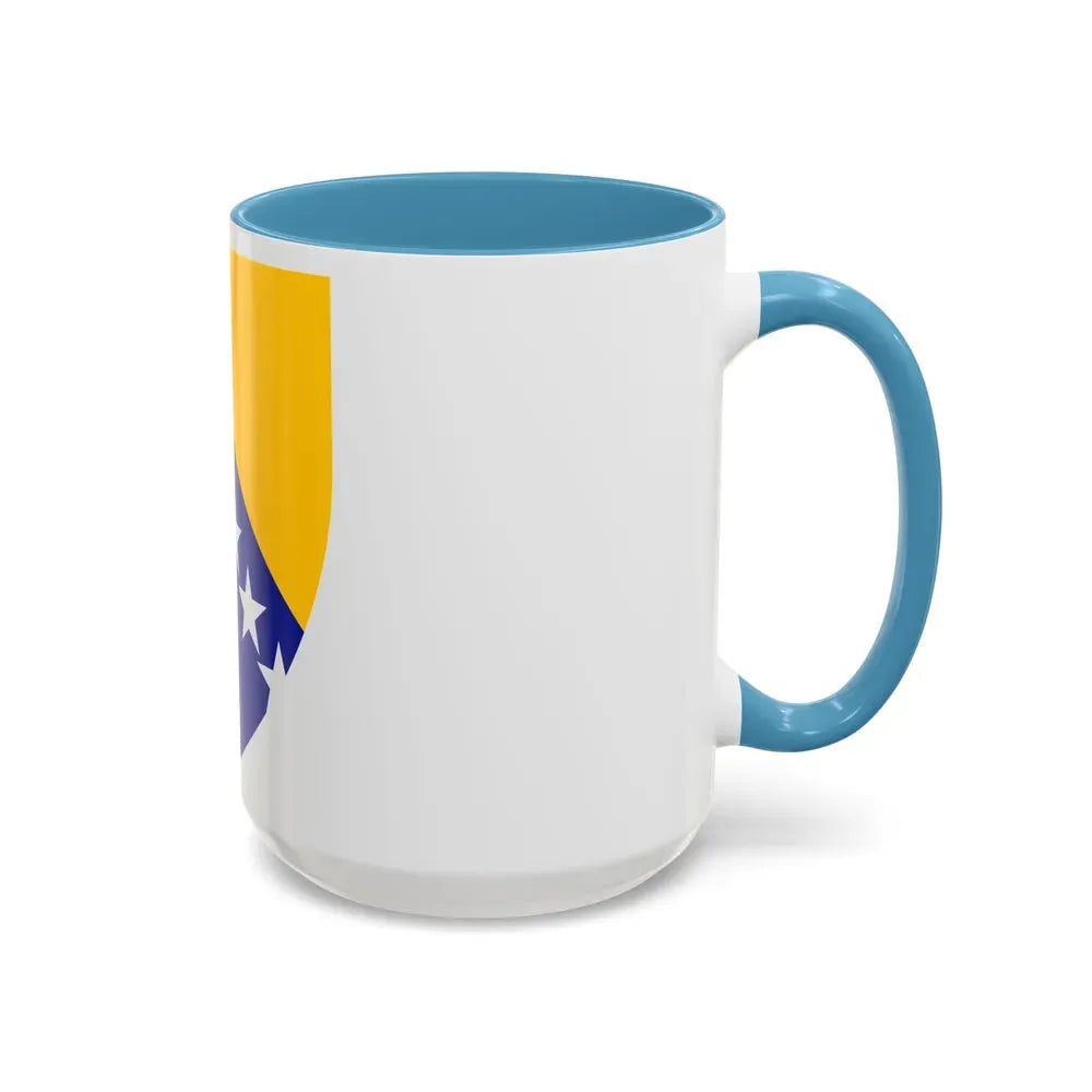 Coat of arms of Bosnia and Herzegovina - Accent Coffee Mug - Go Mug Yourself