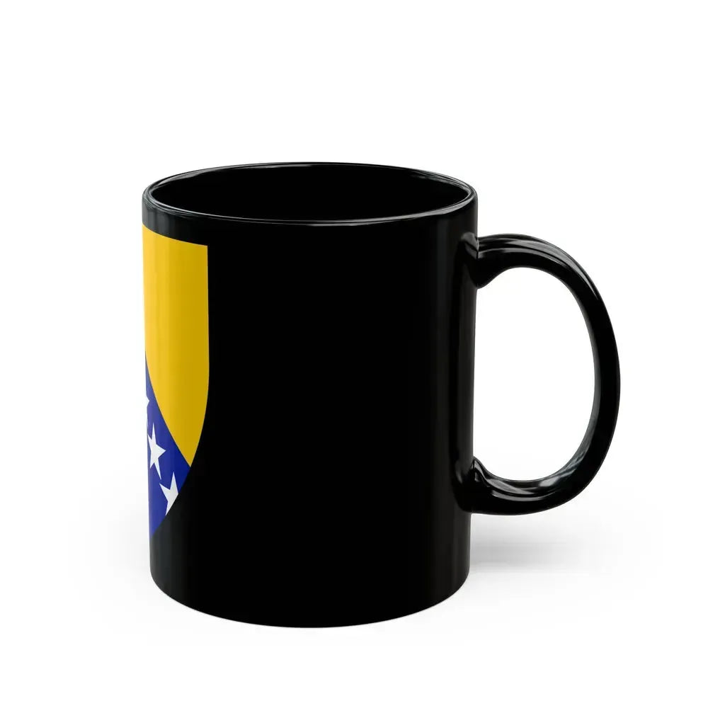 Coat of arms of Bosnia and Herzegovina - Black Coffee Mug - Go Mug Yourself